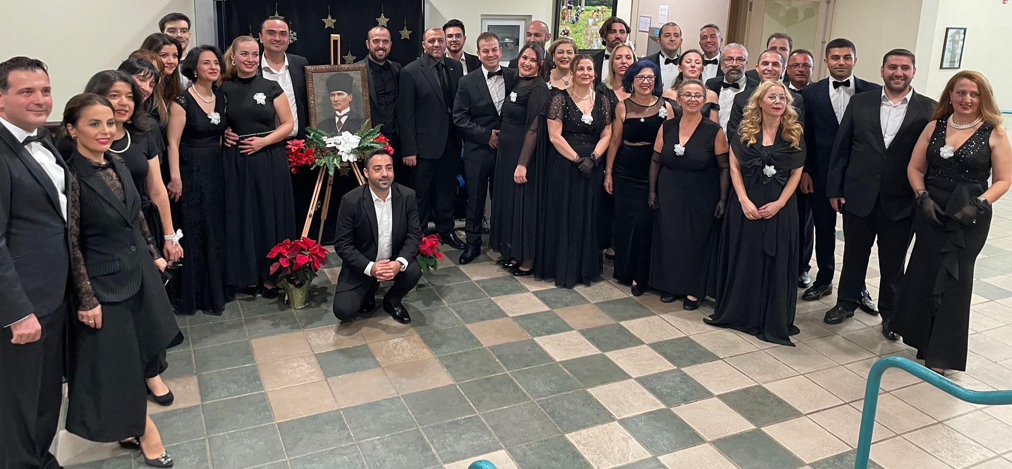 DMVTMT members celebrating after Yadigâr concert